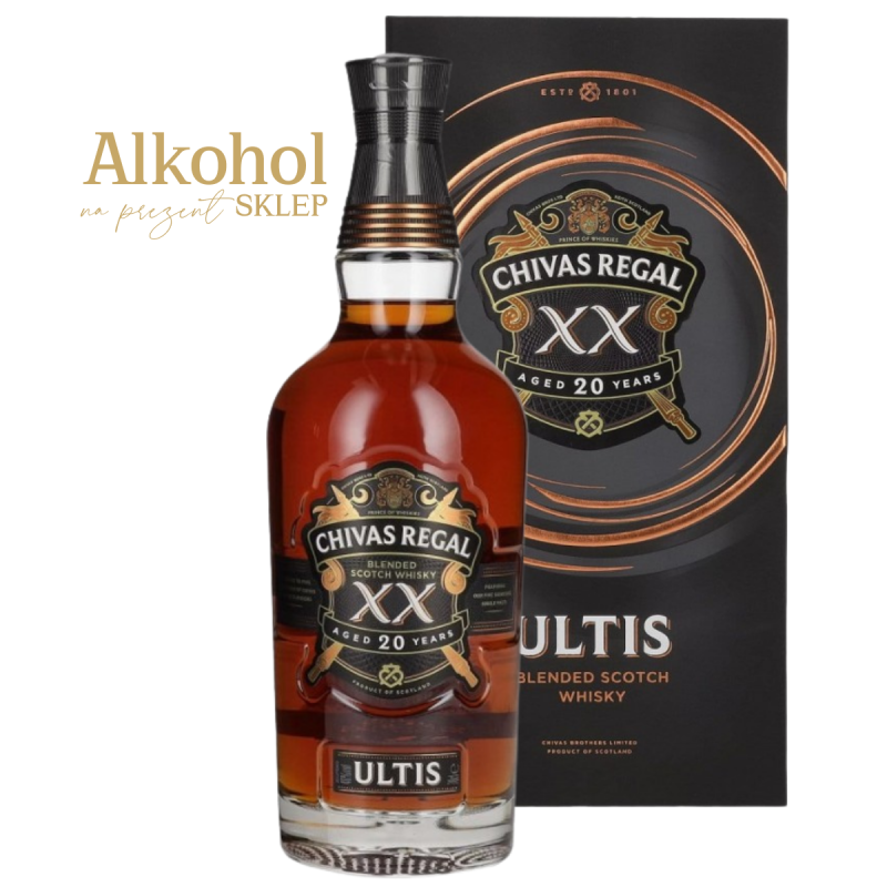 Chivas Regal Ultis jest produktem klasy premium, u nas dostępnym w bardzo atrakcyjnej cenie.