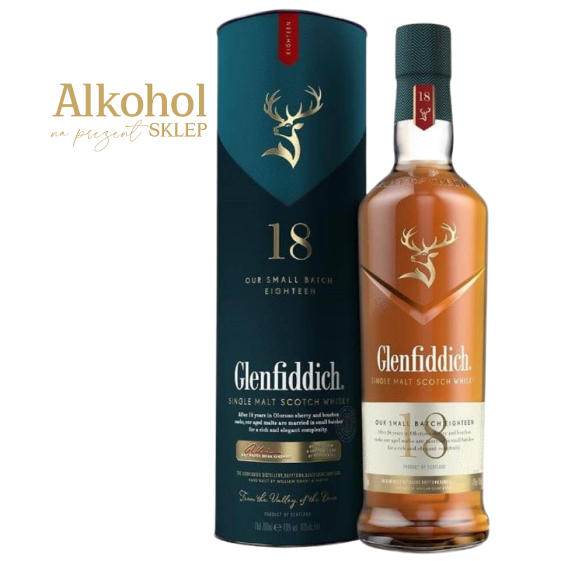 Glenfiddich 18, to prawdziwa perełka dla miłośników ekskluzywnych alkoholi.