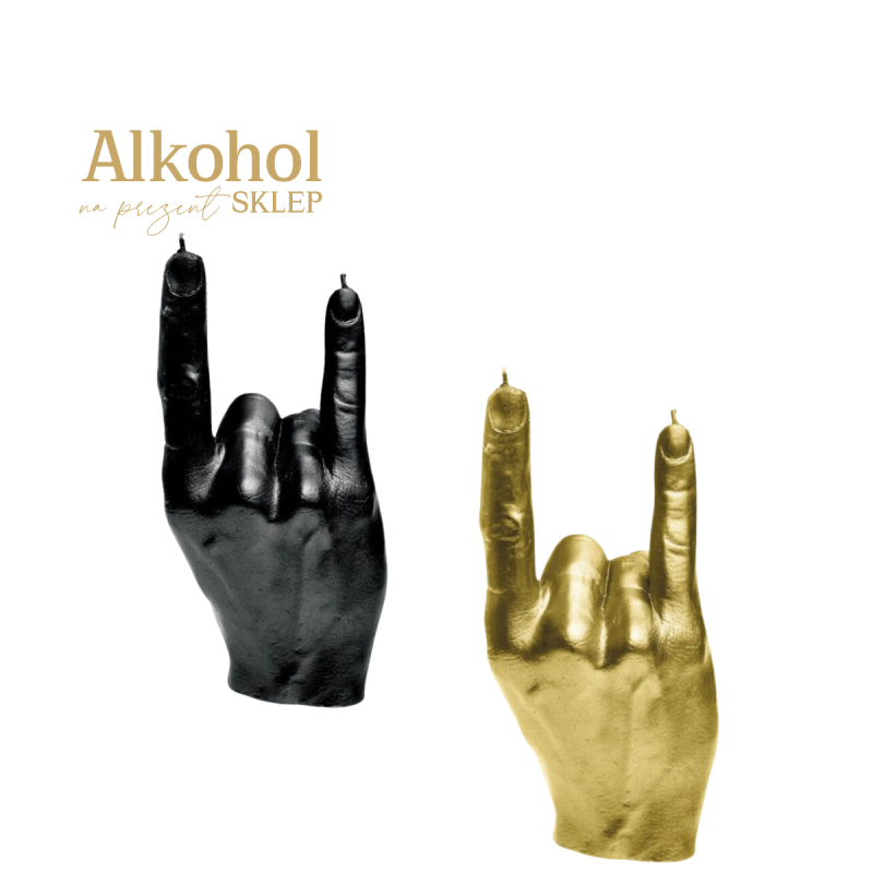 ŚWIECA HAND RCK (WYBIERZ KOLOR)