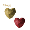 ŚWIECA HEART LOW POLY (WYBIERZ KOLOR)
