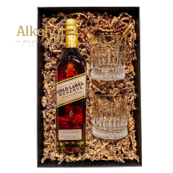 ZESTAW WHISKY JOHNNIE WALKER GOLD LABEL RESERVE 0.7L + 2 SZKLANKI