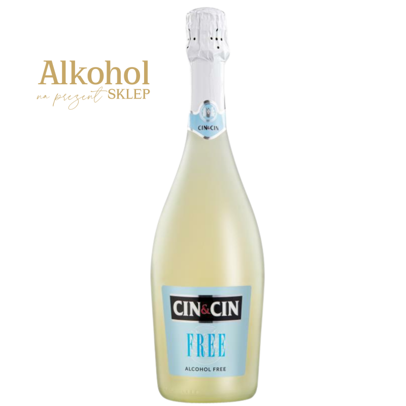 WINO MUSUJĄCE BEZALKOHOLOWE CIN&CIN FREE 0.75L
