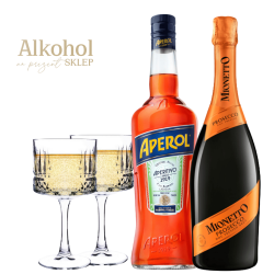 PAKIET APEROL Z KIELISZKAMI