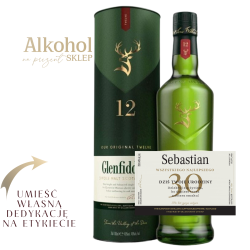WHISKY GLENFIDDICH 12YO 0.7L + OPAKOWANIE