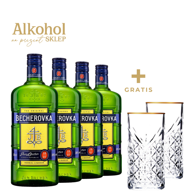 PAKIET BECHEROVKA + 2 SZKLANKI LONG