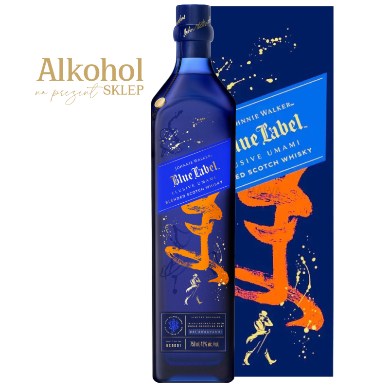 WHISKY JOHNNIE WALKER BLUE LABEL ELUSIVE UMAMI 0.7L + OPAKOWANIE