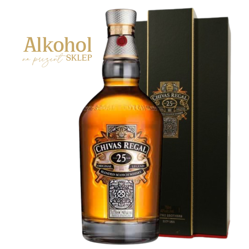 WHISKY CHIVAS REGAL 25YO 0.7L + OPAKOWANIE