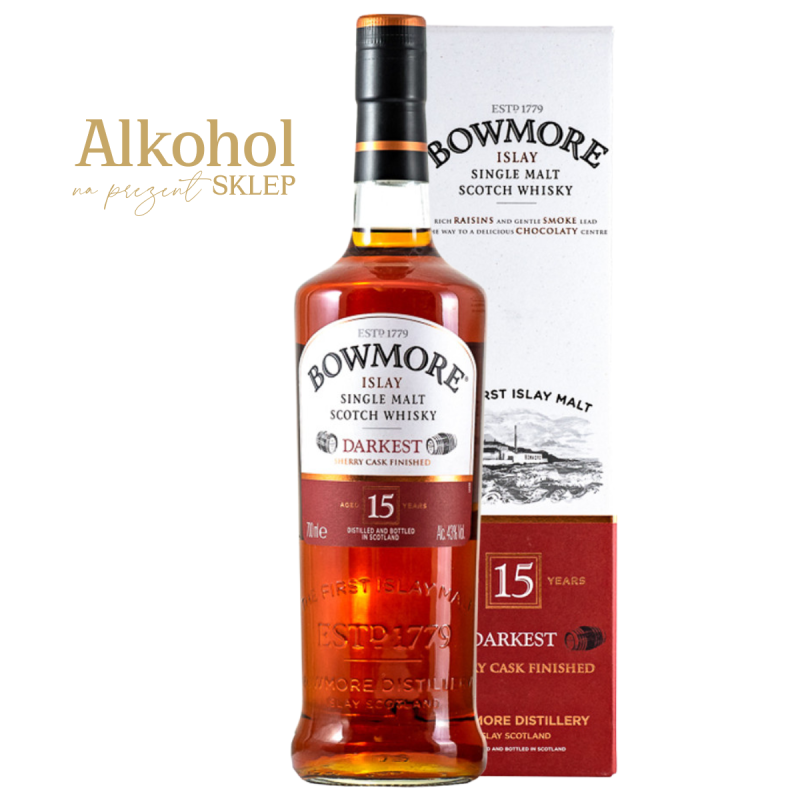 WHISKY BOWMORE 15YO 0.7L + OPAKOWANIE