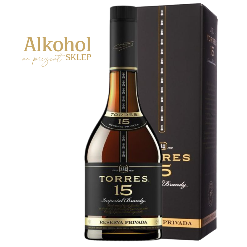 BRANDY TORRES RESERVA 15YO 0.7L + OPAKOWANIE
