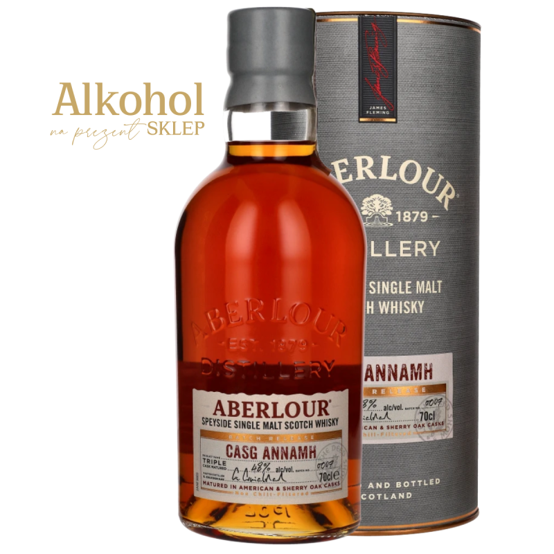 WHISKY ABERLOUR CASG ANNAMH 0.7L + OPAKOWANIE