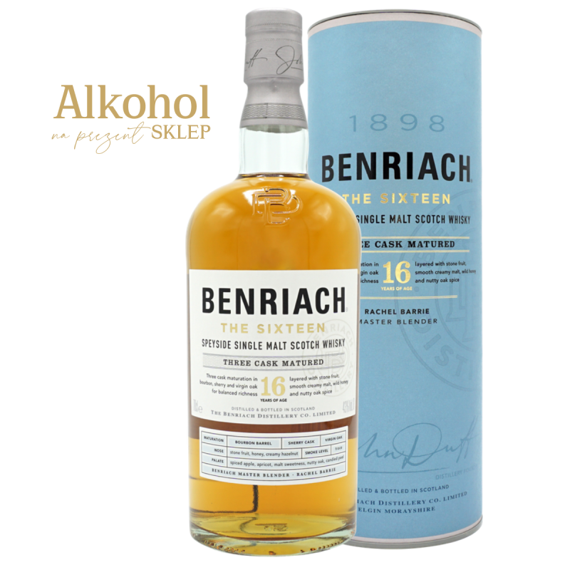 WHISKY BENRIACH 16YO 0.7L + OPAKOWANIE