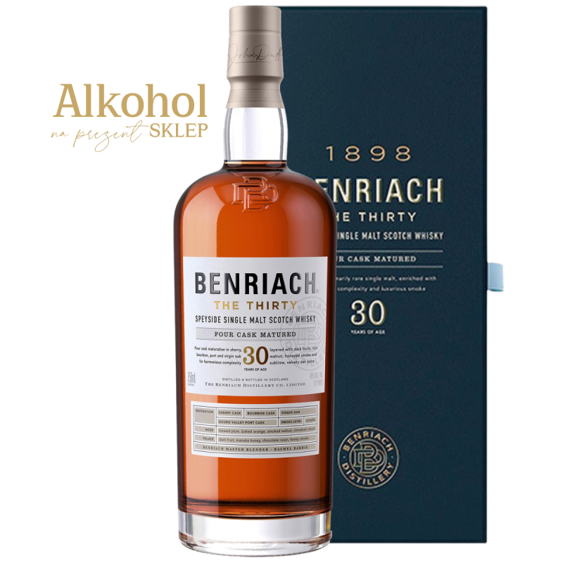 WHISKY BENRIACH 30YO 0.7L + OPAKOWANIE