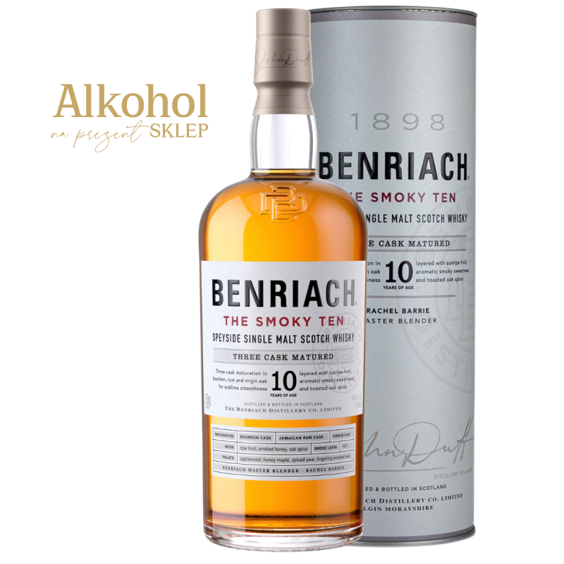 WHISKY BENRIACH THE SMOKY TEN 0.7L + OPAKOWANIE