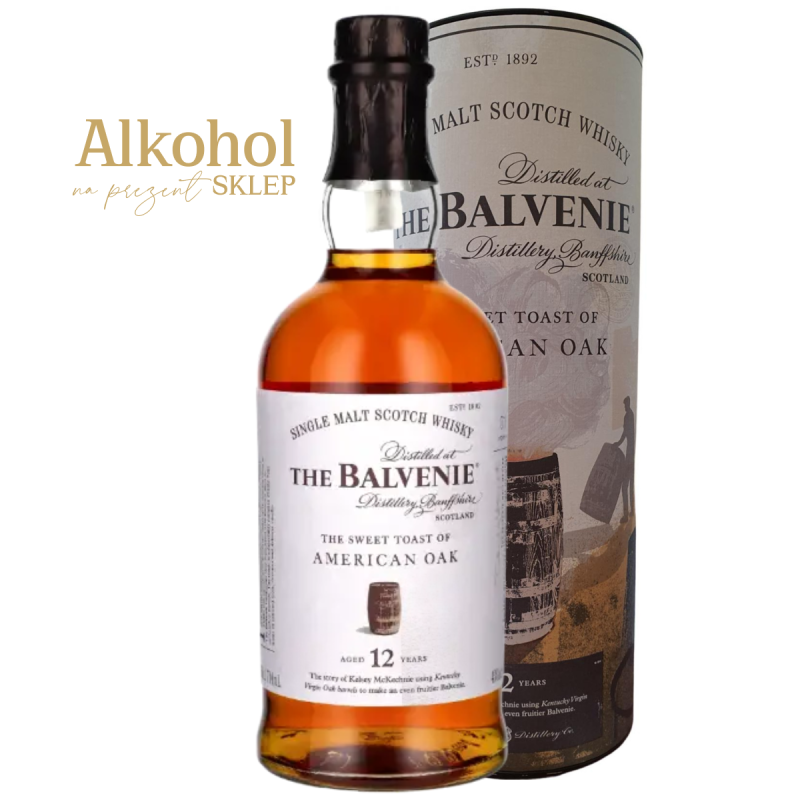 WHISKY BALVENIE 12YO AMERICAN OAK 0.7L + OPAKOWANIE