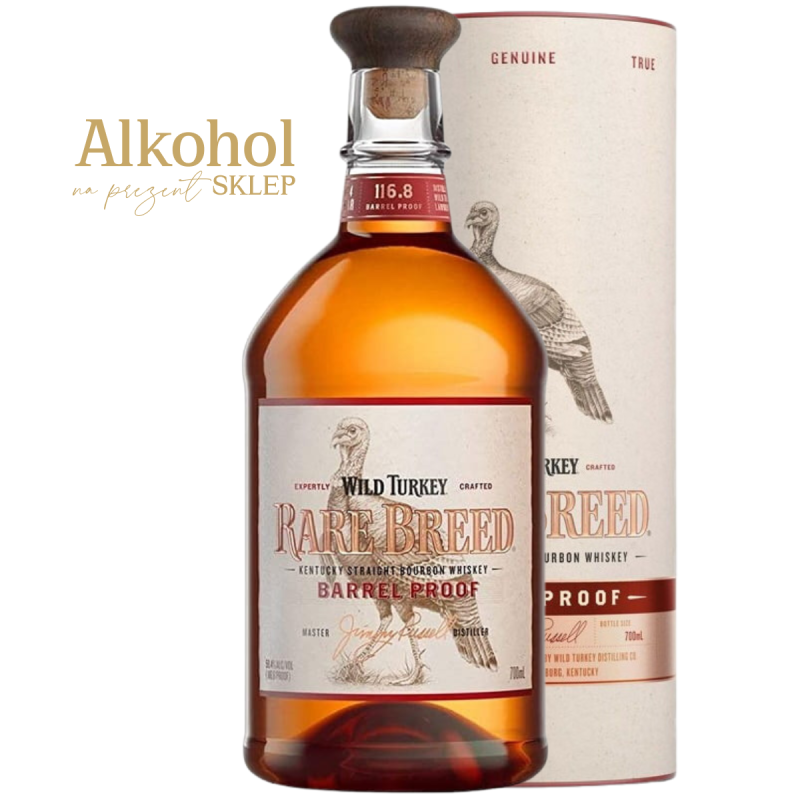 WHISKEY WILD TURKEY RARE BREED 0.7L + OPAKOWANIE