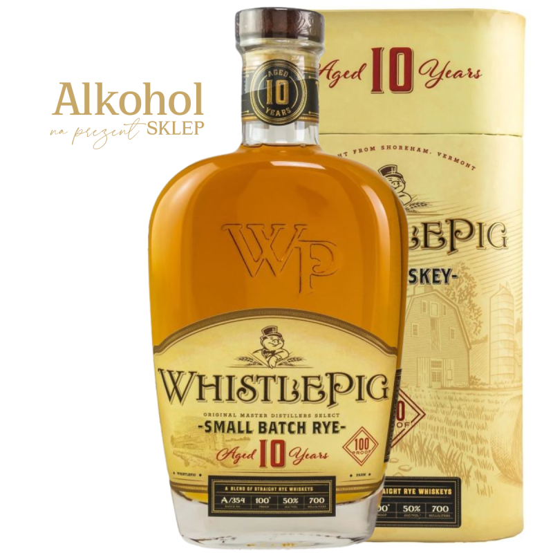 WHISKEY WHISTLEPIG 10YO 0.7L + OPAKOWANIE
