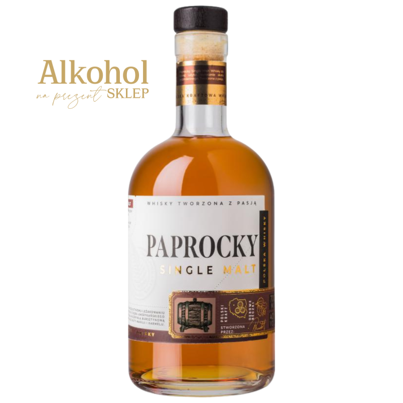 WHISKY PAPROCKY SINGLE MALT 0.7L