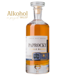 WHISKY PAPROCKY SINGLE BARREL 0.7L