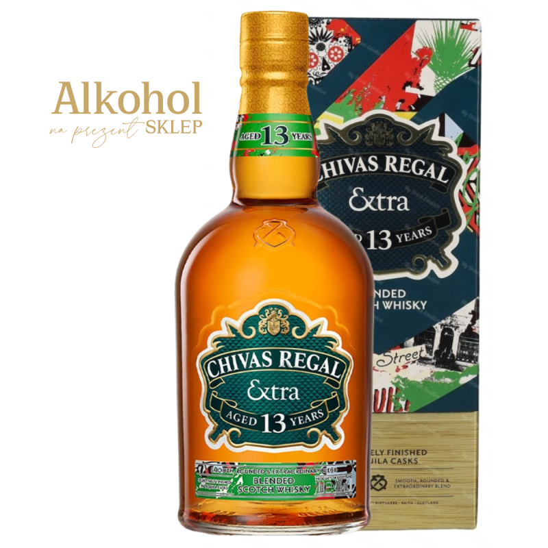 WHISKY CHIVAS REGAL EXTRA 13YO TEQUILA CASK 0.7L + OPAKOWANIE