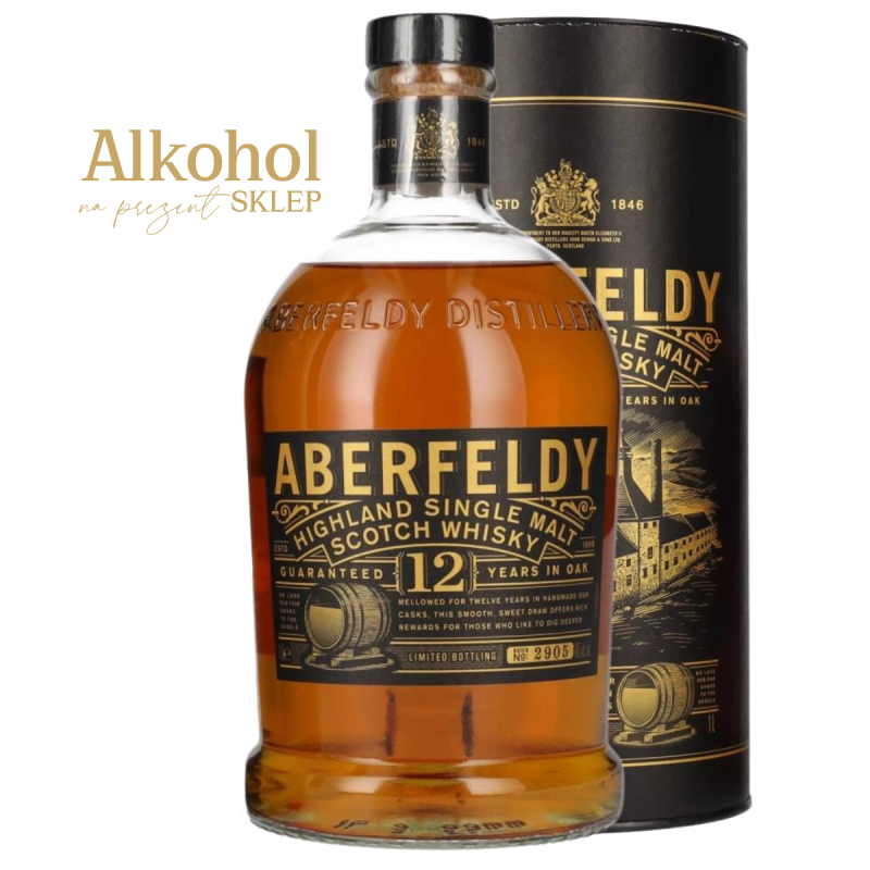 WHISKY ABERFELDY 12YO 0.7L + OPAKOWANIE