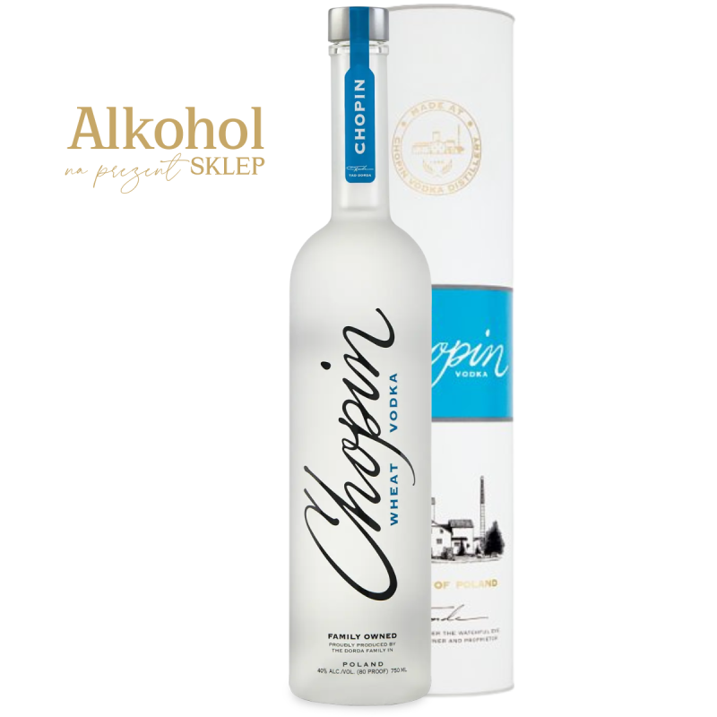 WÓDKA CHOPIN WHEAT 0.7L + OPAKOWANIE TUBA