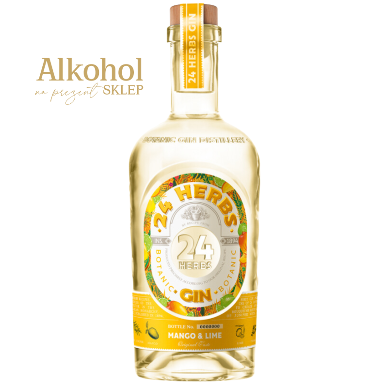 GIN 24 HERBS BOTANIC MANGO&LIME 0.7L