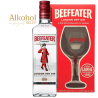GIN BEEFEATER LONDON DRY 0.7L + KIELISZEK