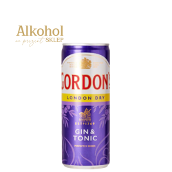 DRINK GORDON'S&TONIC 250ML PUSZKA