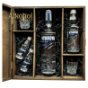 ZESTAW WÓDKA WYBOROWA 0.5L + WÓDKA WYBOROWA 200ML + 2 WÓDKA WYBOROWA MINI + 2 KIELISZKI