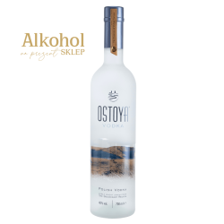WÓDKA OSTOYA W PODŚWIETLANEJ BUTELCE
