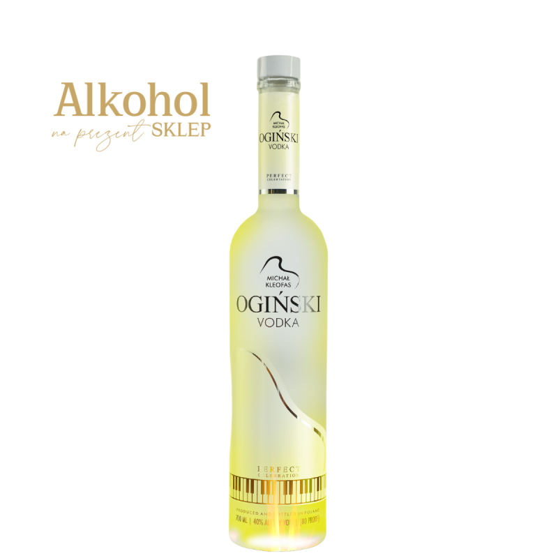 WÓDKA OGIŃSKI BIAŁY WEDDING EDITION W PODŚWIETLANEJ BUTELCE