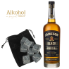 PAKIET NA DZIEŃ CHŁOPAKA JAMESON BLACK BARREL + KAMIENIE DO WHISKY