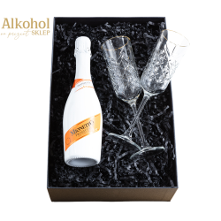 ZESTAW PROSECCO MIONETTO ICE 375ML + 2 KIELISZKI