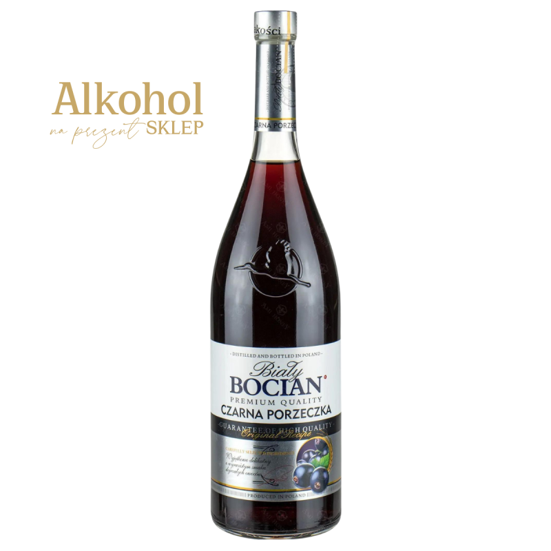 WÓDKA BIAŁY BOCIAN CZARNA PORZECZKA 0.5L