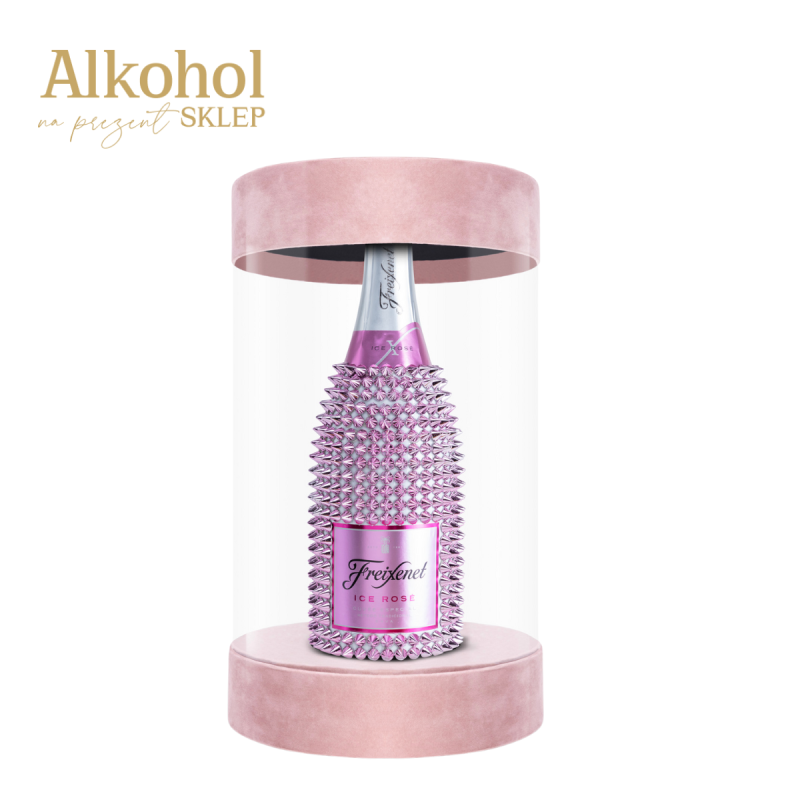WINO MUSUJĄCE FREIXENET ICE ROSE NA PREZENT 0.75L W JASNORÓŻOWEJ TUBIE