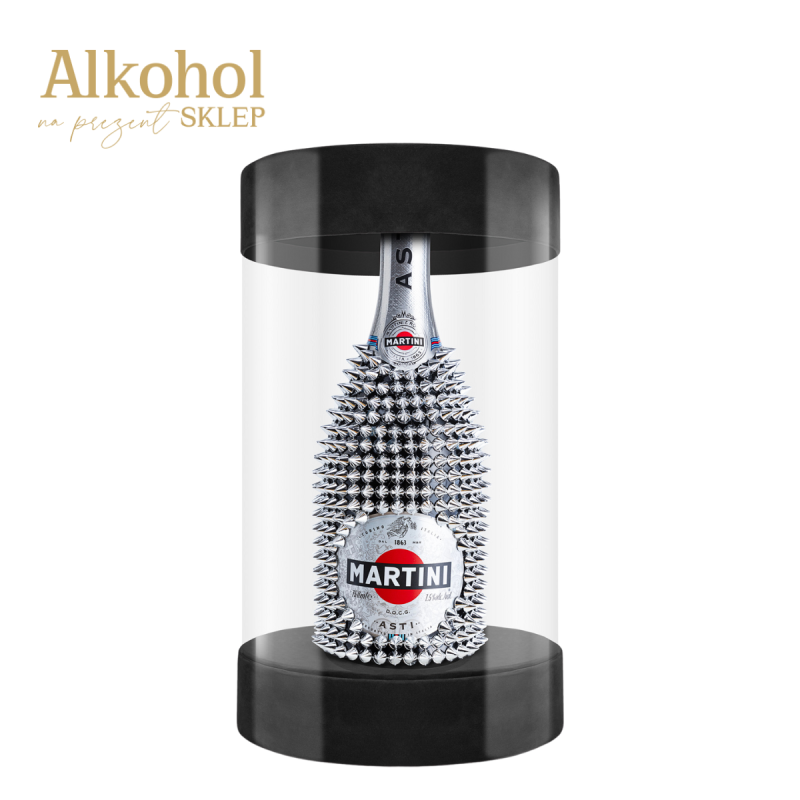 WINO MUSUJĄCE MARTINI ASTI NA PREZENT 0.75L W CZARNEJ TUBIE