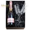 ZESTAW SZAMPAN MOËT & CHANDON ROSE IMPERIAL 0.75L + 2 KIELISZKI