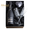 ZESTAW FREIXENET CORDON NEGRO 0.75L + 2 KIELISZKI + ŚWIECA