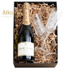 ZESTAW WINO CAVA JAUME SERRA BRUT 0.75L+ 2 KIELISZKI