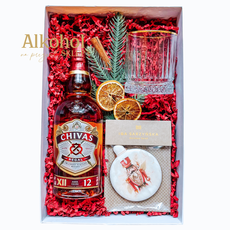 ZESTAW ŚWIĄTECZNY Z WHISKY CHIVAS REGAL XII