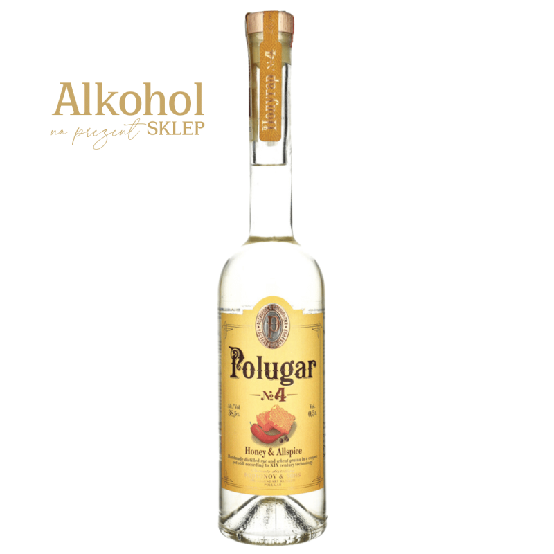 WÓDKA POLUGAR NR 4 MIÓD I ZIELE ANGIELSKIE 0.5L