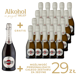 PAKIET MAXI NA WIECZÓR PANIEŃSKI - MARTINI ASTI MINI + DUŻA BUTELKA gratis