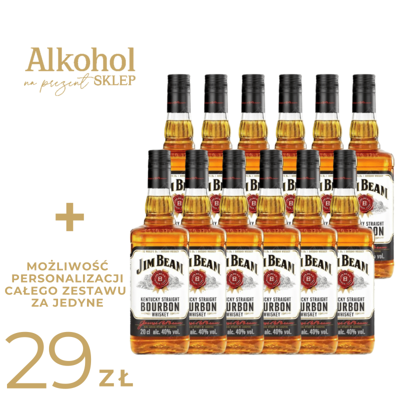 PAKIET NA WIECZÓR KAWALERSKI - WHISKEY JIM BEAM MINI