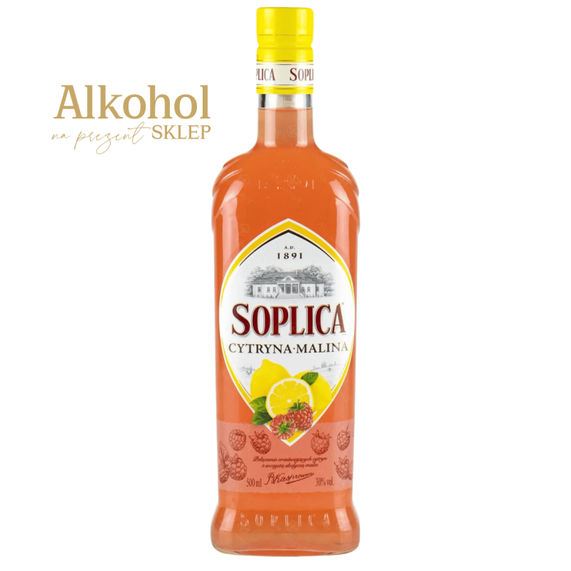 NALEWKA SOPLICA CYTRYNA-MALINA 0.5L