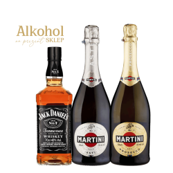 PAKIET SYLWESTROWY JACK DANIEL'S + MARTINI SPARKLE