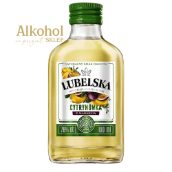 WÓDKA LUBELSKA CYTRYNA Z MARAKUJĄ 90ML