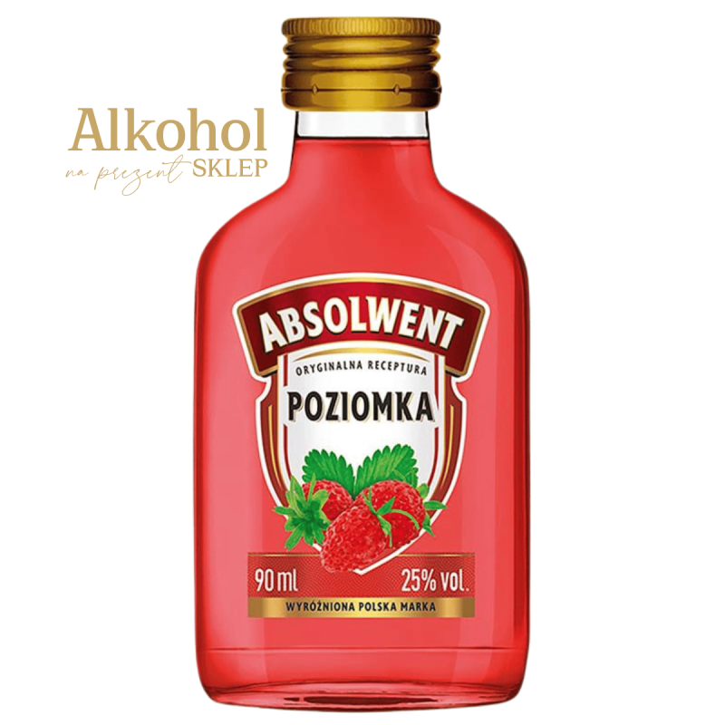 WÓDKA ABSOLWENT POZIOMKA 90ML