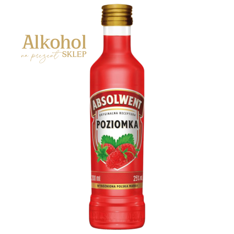 WÓDKA ABSOLWENT POZIOMKA 200ML