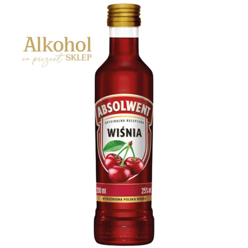 WÓDKA ABSOLWENT WIŚNIA 200ML