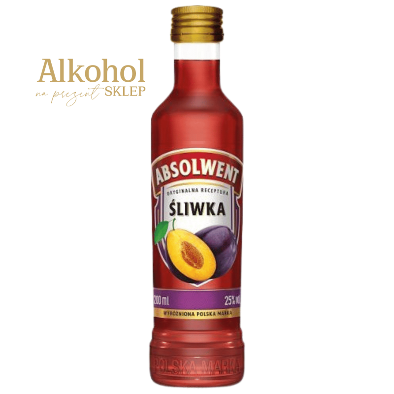WÓDKA ABSOLWENT ŚLIWKA 200ML